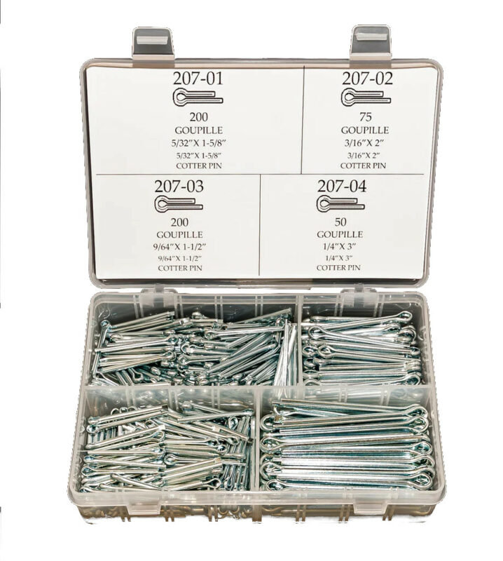 Large Cotter Pins Zinc Plated 526 Pieces M2k Industriel M2k Industrial 