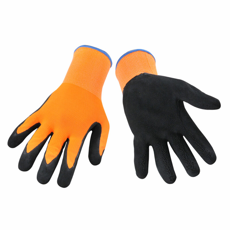 Nitril disposable textured gloves | 8mil thickness | Orange M2K 